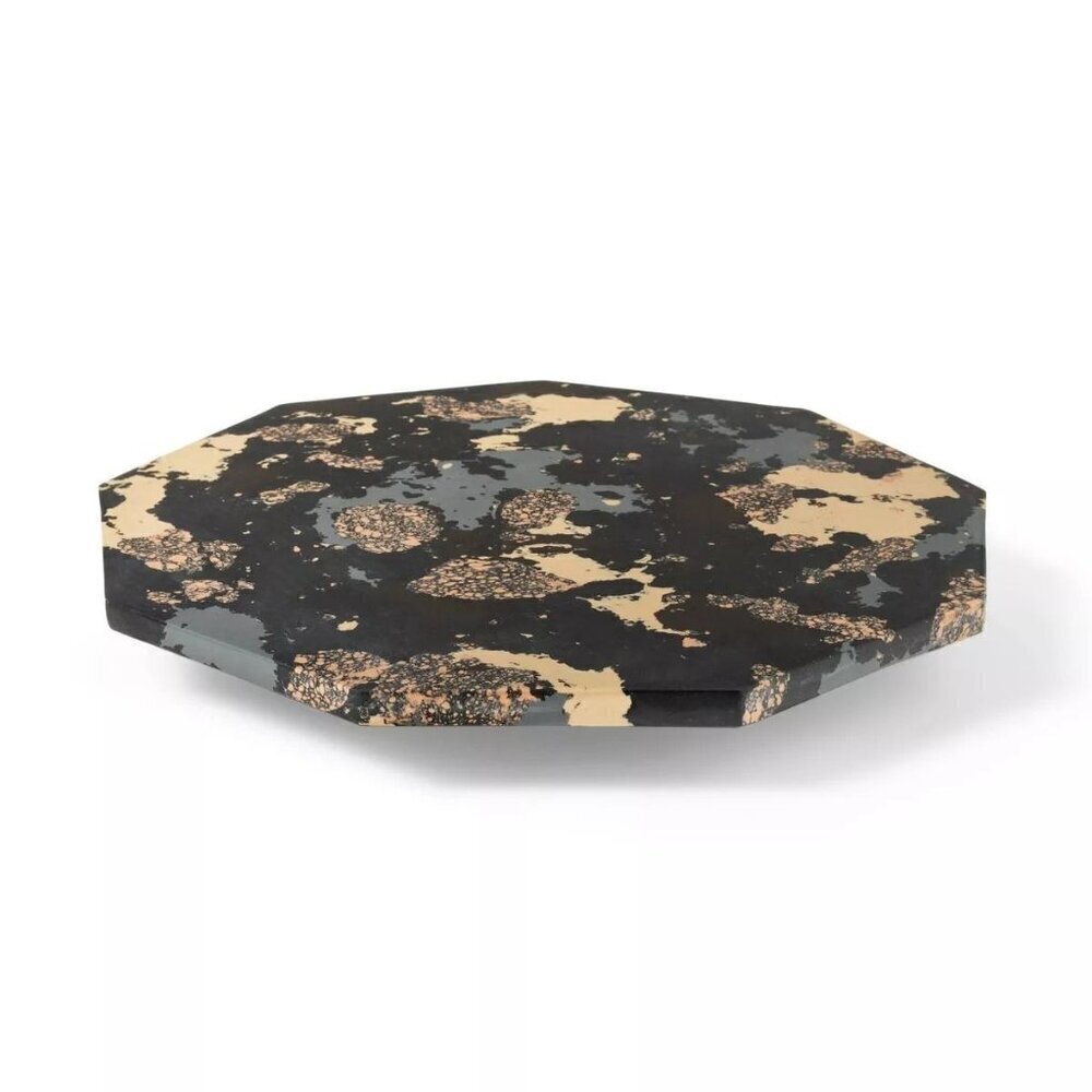 DVF for‎ Target Marble Stone Lazy Susan Serving Stand Diane Von Furstenberg